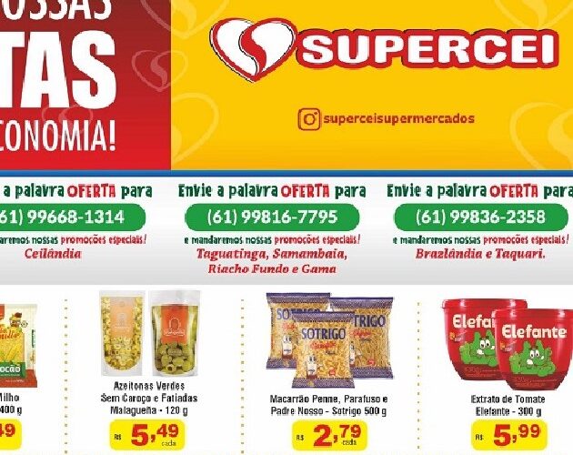 Supercei Supermercado até 20/10/2024