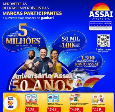 Assaí Atacadista até 18/10/2024