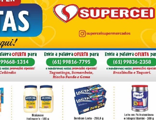 Supercei Supermercado até 27/10/2024