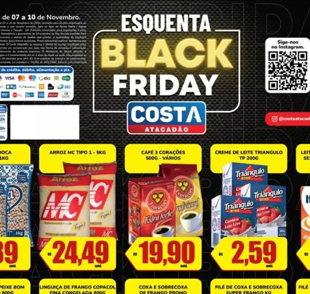 Atacadão Costa até 10/11/2024