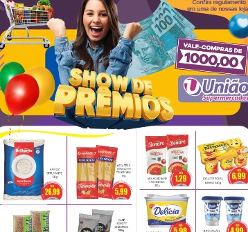 Supermercado União até 11/11/2024