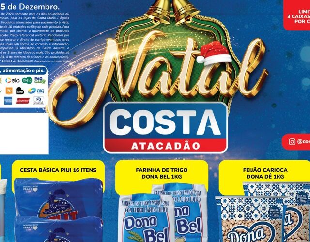 Atacadão Costa até 15/12/2024