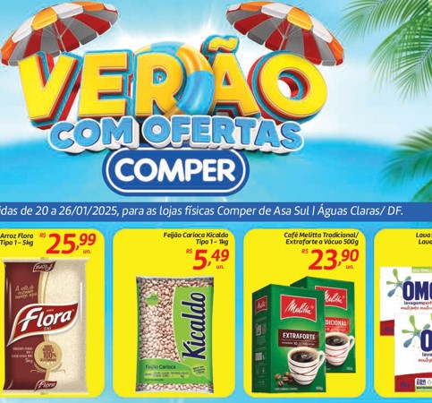 Supermercado Comper até 26/01/2025