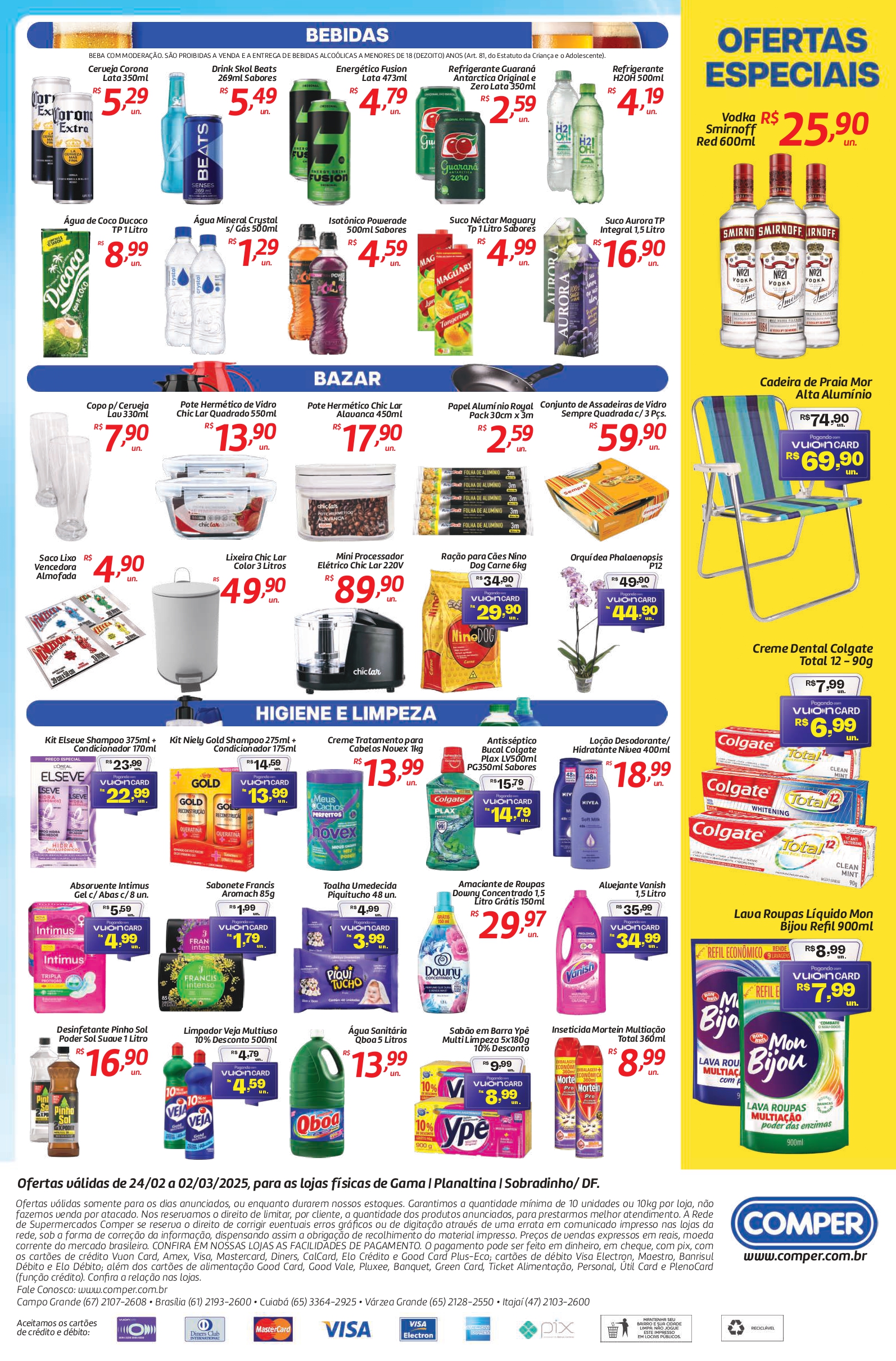 ofertas supermercado comper Brasília df