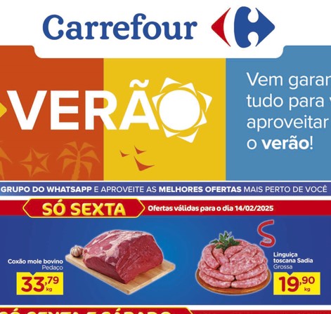 Supermercado Carrefour até 20/02/2025