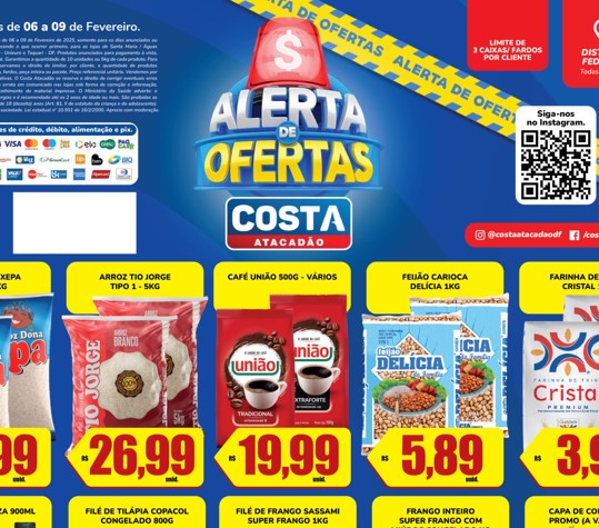Atacadão Costa até 09/02/2025