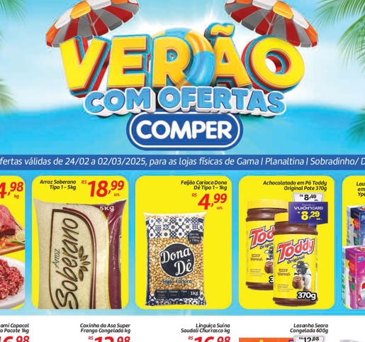 Supermercado Comper até 02/03/2025