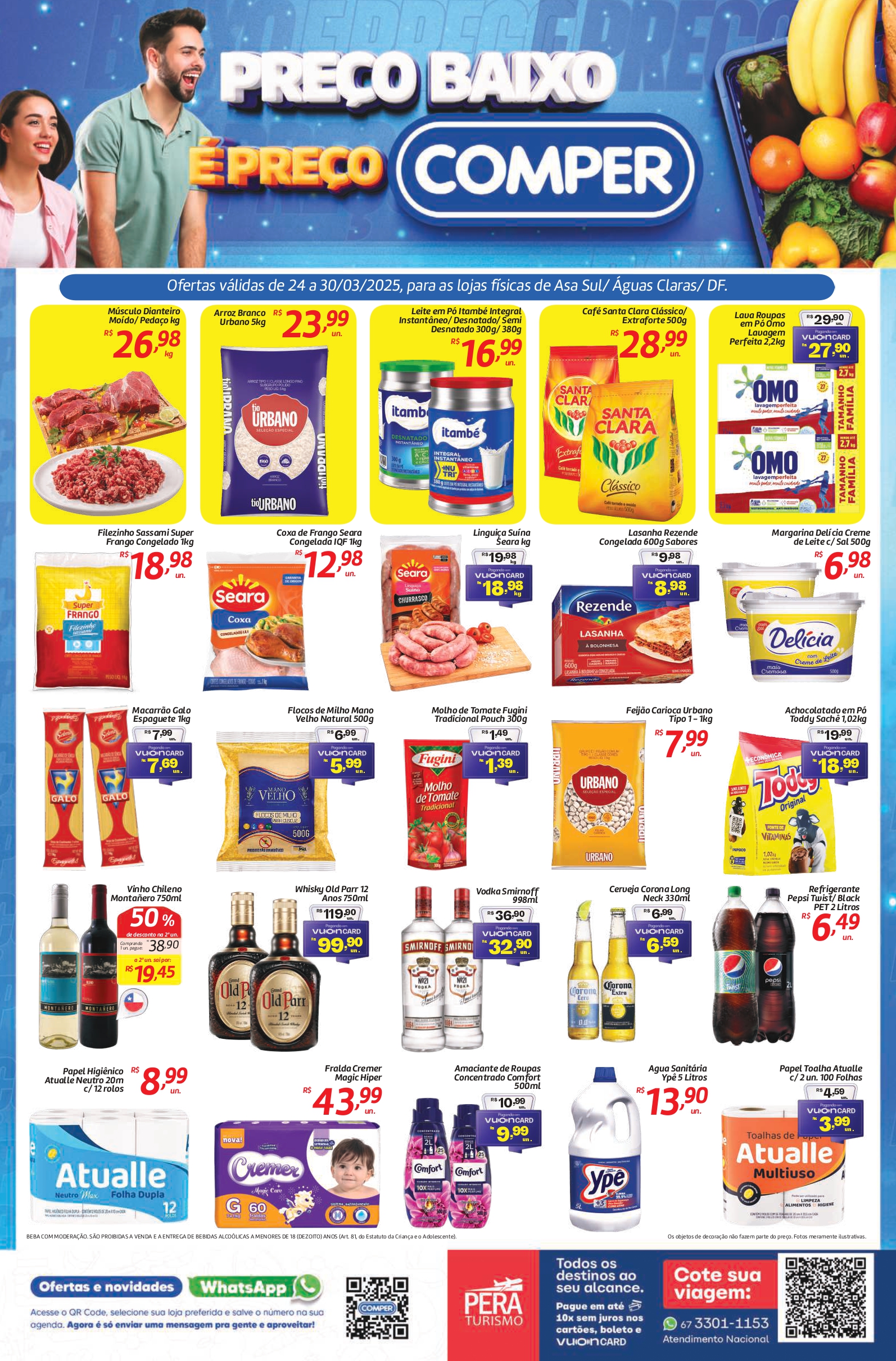 ofertas supermercado comper Brasília df