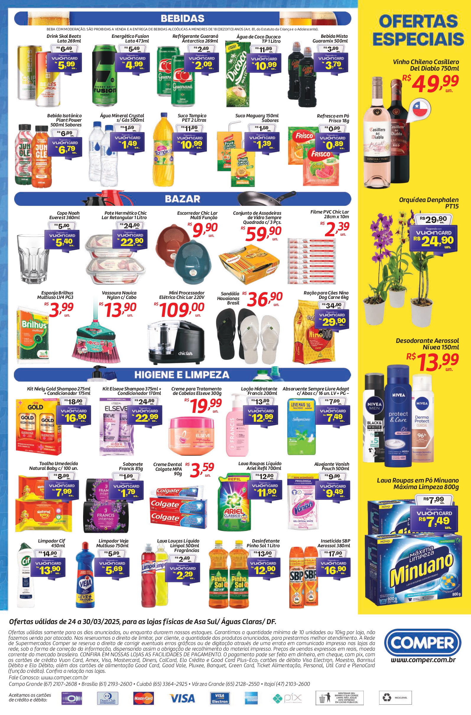 ofertas supermercado comper Brasília df