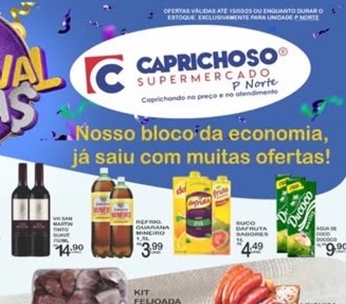 Supermercado Caprichoso até 15/03/2025