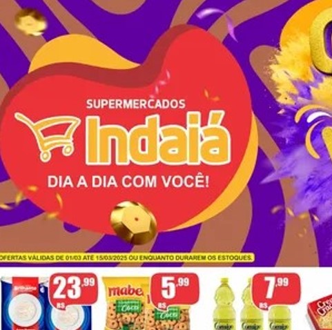 Supermercado Indaiá até 15/03/2025
