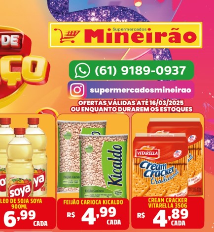 Supermercado Mineirão até 16/03/2025