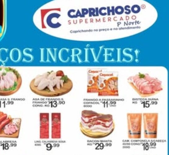 Supermercado Caprichoso até 15/04/2025