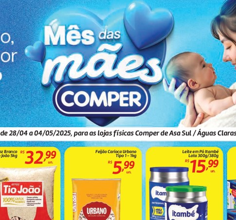 Supermercado Comper até 04/05/2025