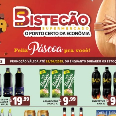 Supermercado Bistecão até 15/04/2025