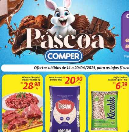 Supermercado Comper até 20/04/2025
