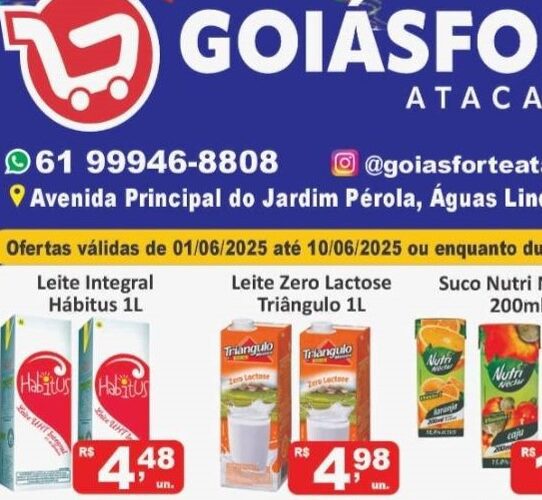 Goiás Forte Supermercado até 10/06/2025