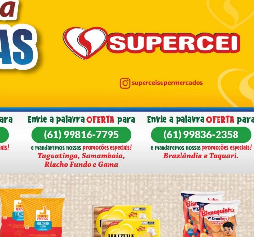 Supercei Supermercado até 18/05/2025