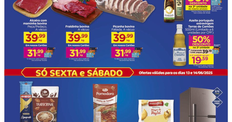 Supermercado Carrefour até 18/06/2025
