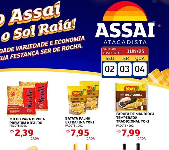 Assaí Atacadista até 04/06/2025