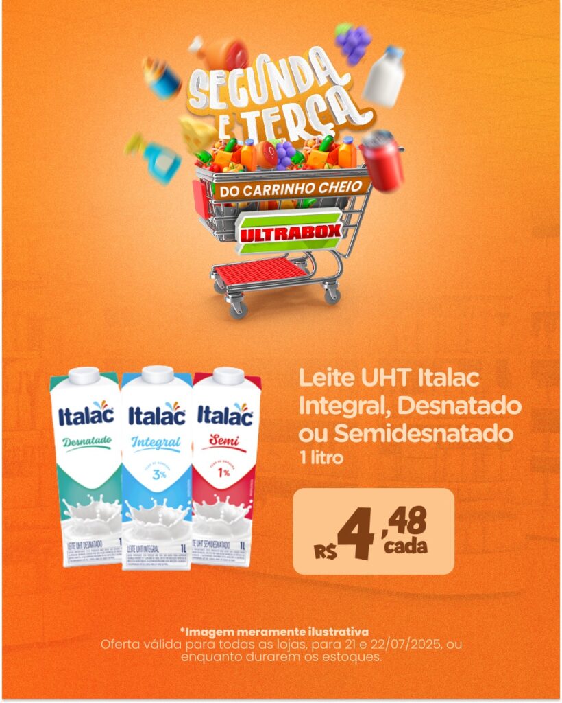 Ultrabos Supermercado Ultrabox até 22/07/2025 - Encartes DF