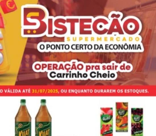 Supermercado Bistecão até 31/07/2025