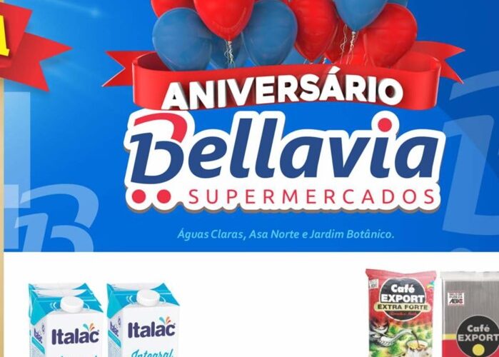 Supermercado Bellavia até 31/08/2025