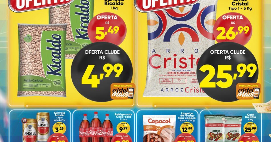 Cristal Supermercado até 08/09/2025
