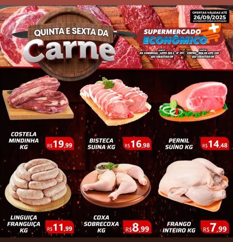 Supermercado Mais Econômico até 26/09/2025