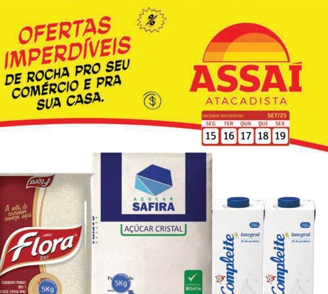 Assaí Atacadista até 19/09/2025