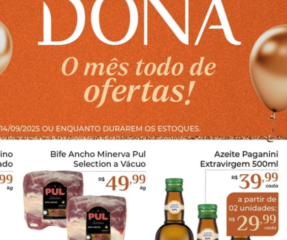 Supermercado Dona de Casa até 14/09/2025