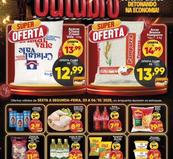 Cristal Supermercado até 06/10/2025