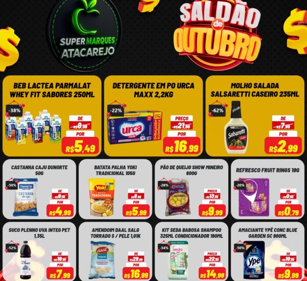 Atacarejo Super Marques até 12/10/2025 Atacarejo Super Marques até 12/10/2025