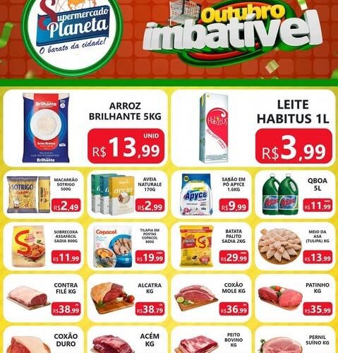 Supermercado Planeta até 12/10/2025