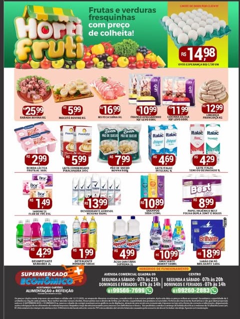 Ofertas supermercado mais econômico