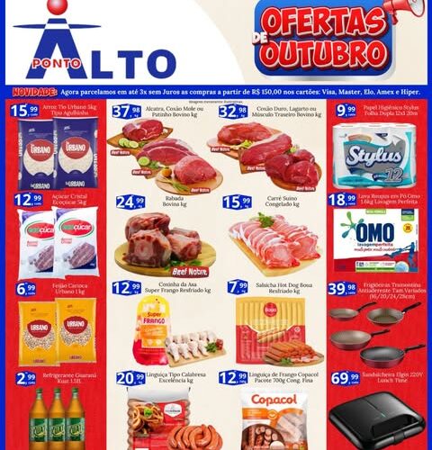 Supermercado Ponto Alto até 02/11/2024 Supermercado Ponto Alto até 02/11/2024