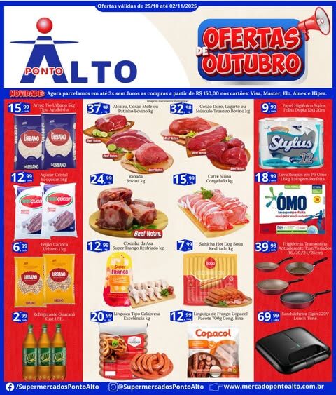 Ofertas supermercado ponto alto