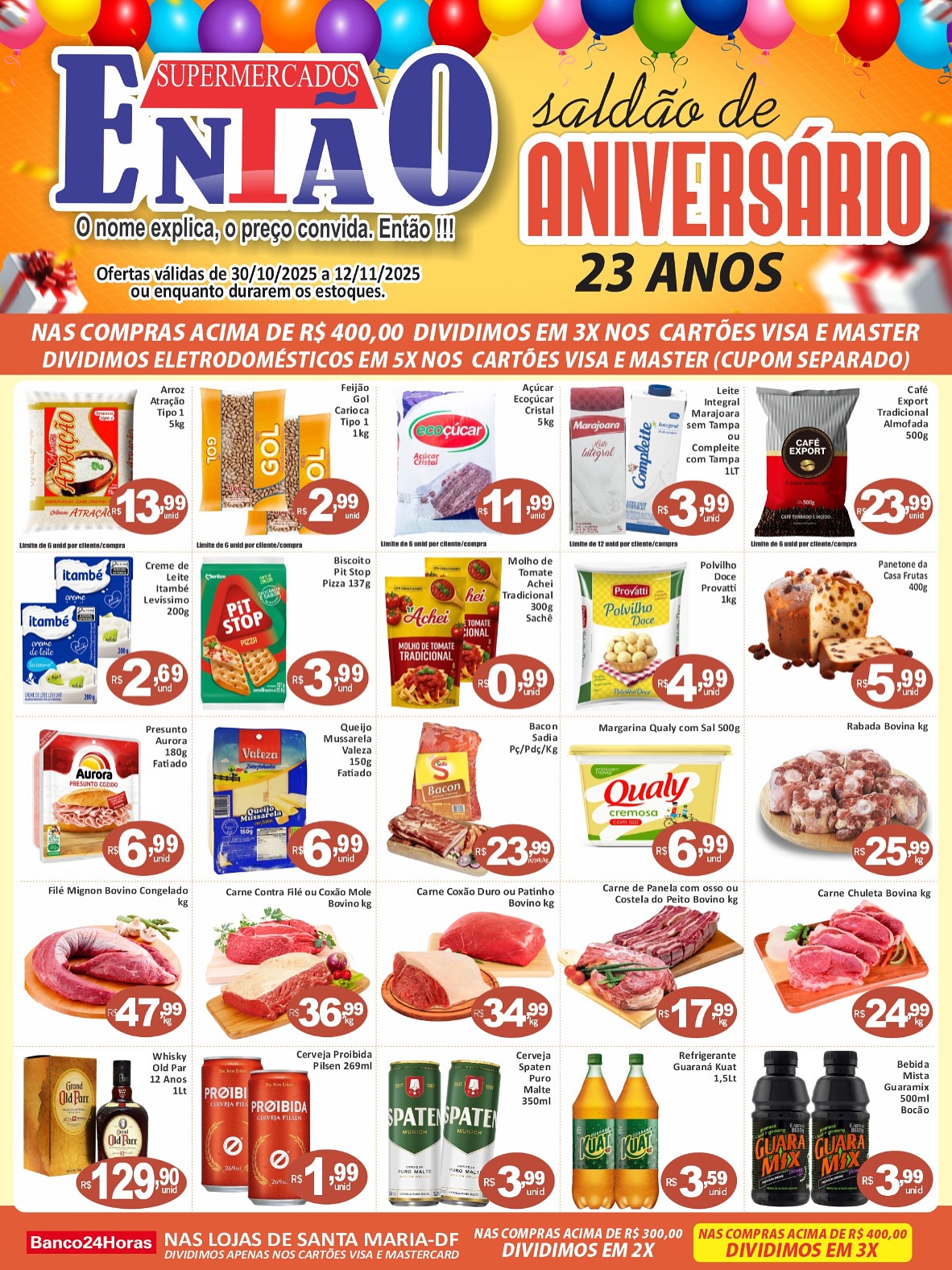 ofertas supermercado então