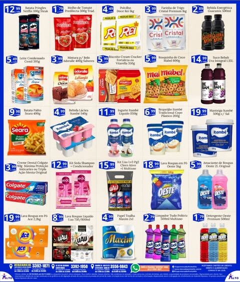 Ofertas supermercado ponto alto