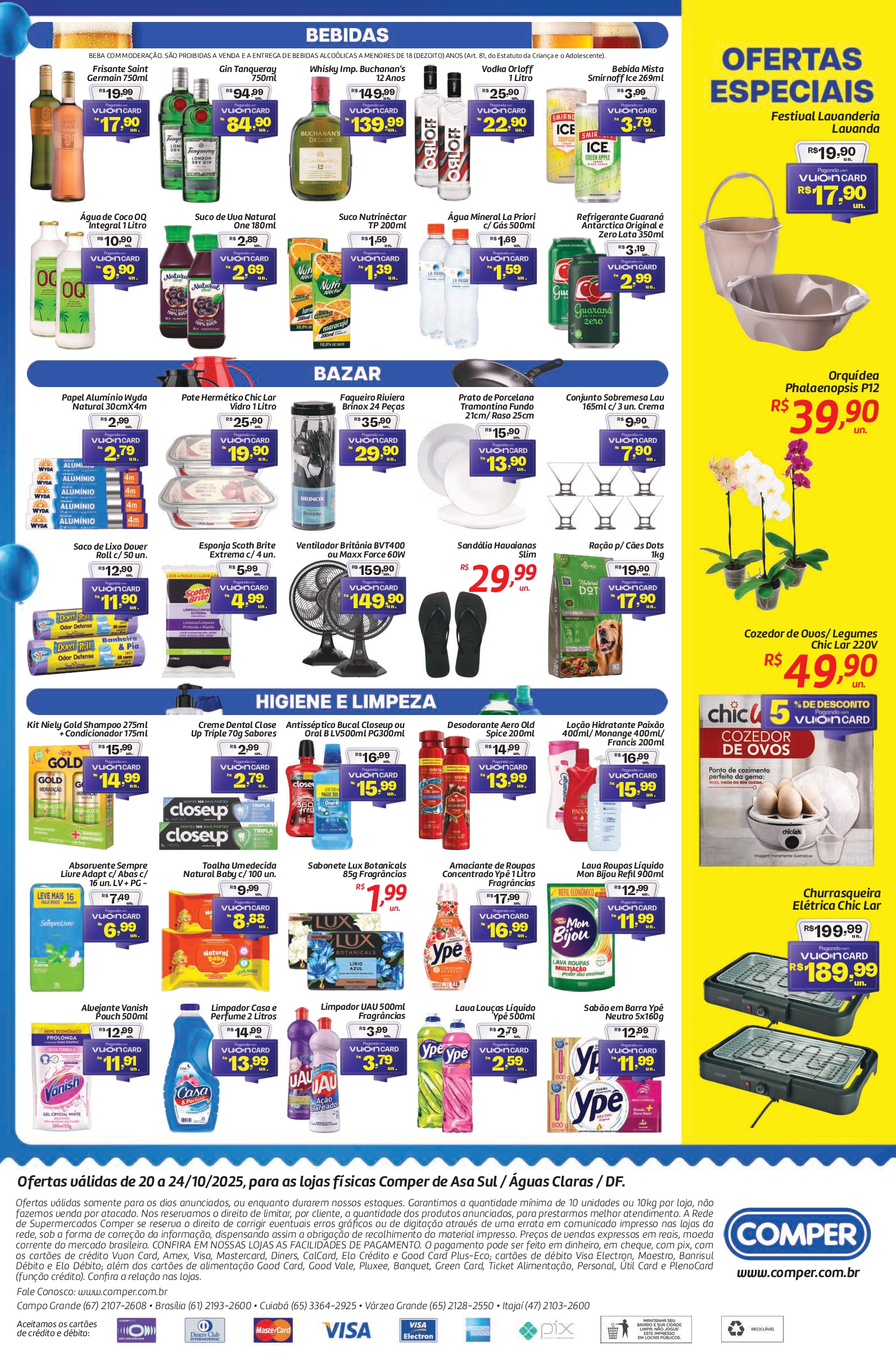 ofertas supermercado comper Brasília df