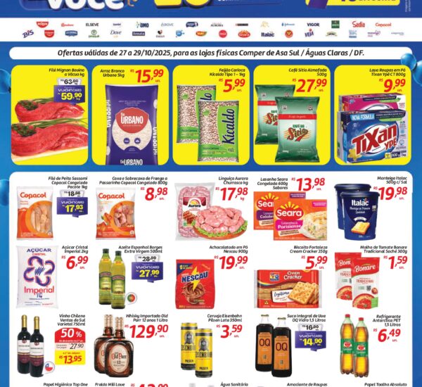 Supermercado Comper até 29/10/2025 Supermercado Comper até 29/10/2025