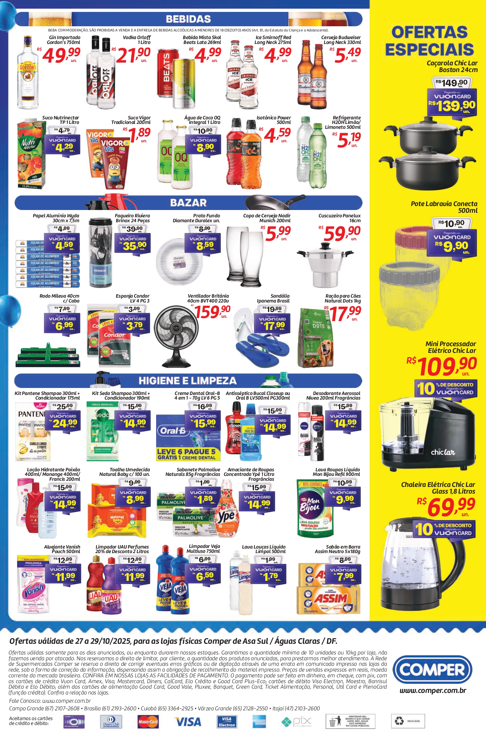 ofertas supermercado comper Brasília df