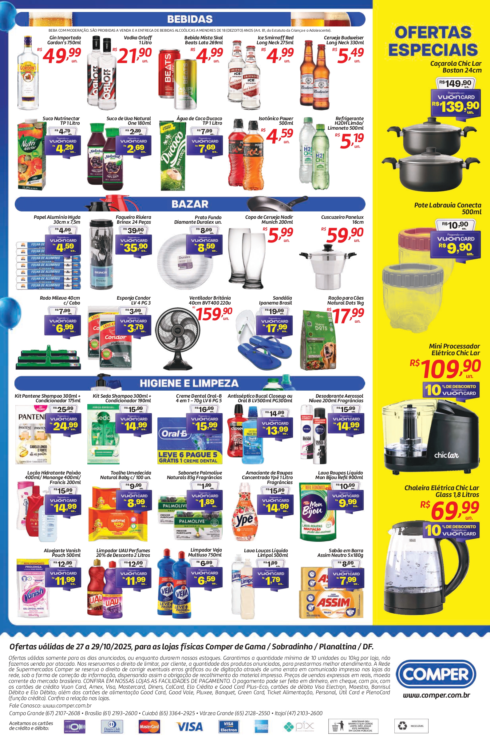 ofertas supermercado comper Brasília df