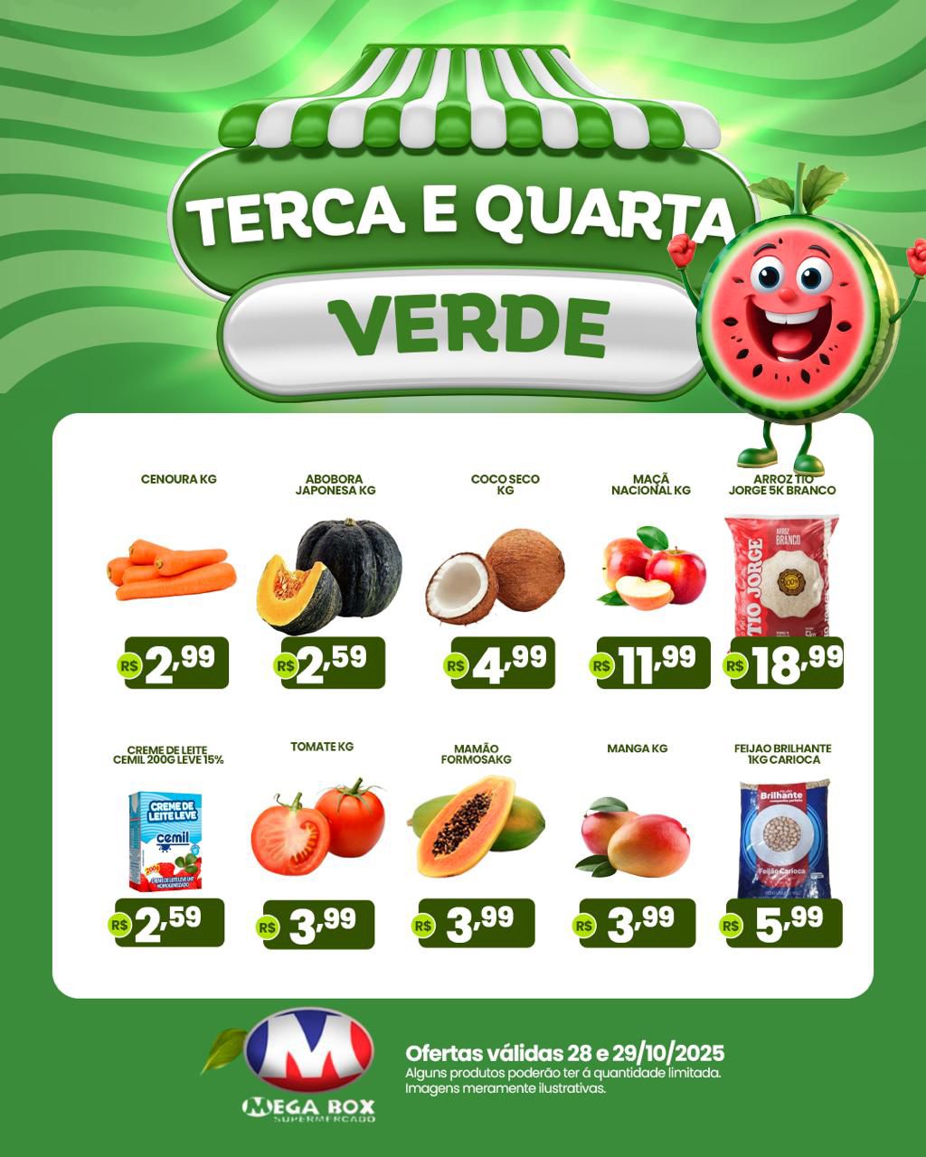 Ofertas supermercado mega box são sebastião df