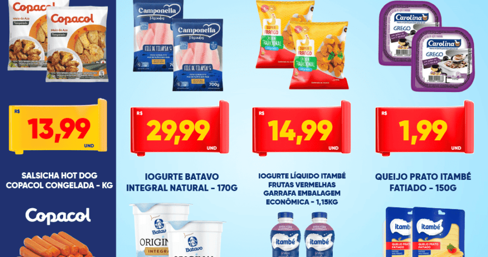 Supermercado Tatico até 19/10/2025