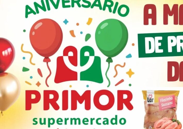 Supermercado Primor até 13/10/2025