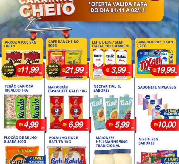 Via Norte Supermercado até 02/11/2025