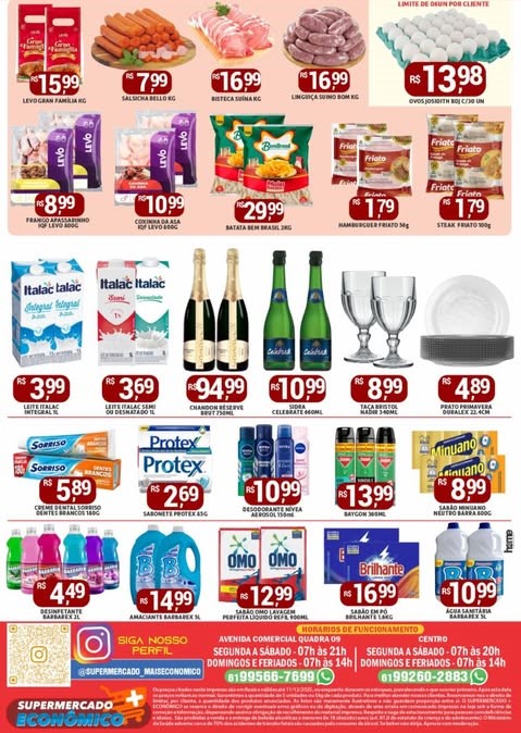 Ofertas supermercado mais econômico