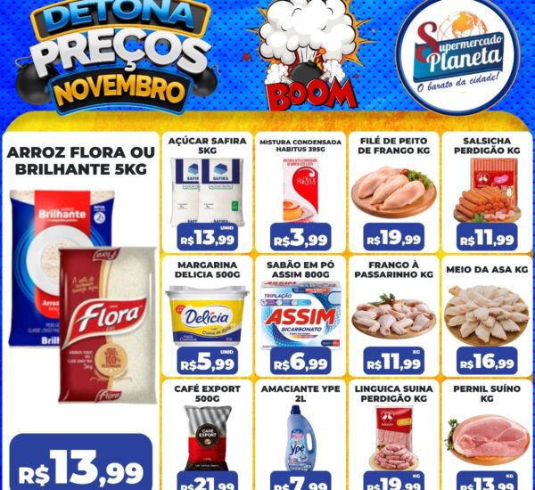 Supermercado Planeta até 09/11/2025 Supermercado Planeta até 09/11/2025