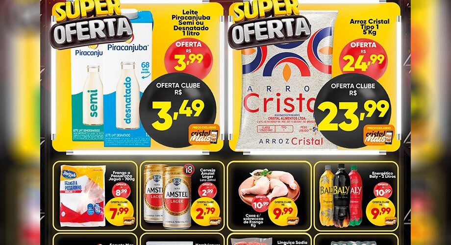Cristal Supermercado até 10/11/2025